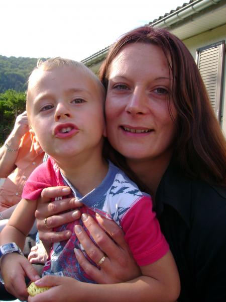 Photo souvenir avec ma maman